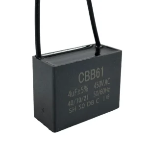 Capacitor 4uf x 450v cuadrado con cables