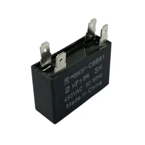 Capacitor 2uF x 450v cuadrado c/terminales