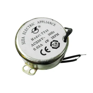 Motor rejilla turbo 3rpm (eje redondo con chaveta)