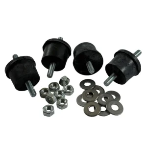 Kit taco goma doble split p/ménsulas (bolsa x 4)