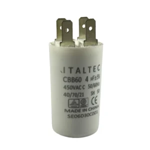 Capacitor 4uF x 450v Italtec.