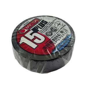 Cinta aisladora negra/blanca 10m