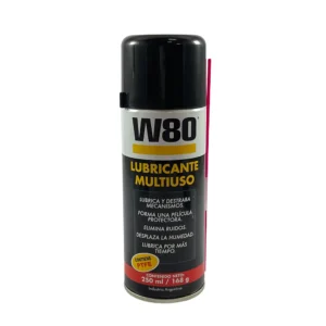 W80 aceite lubricante multiuso aerosol (negro)