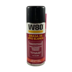 W80 grasa de litio blanca aerosol (Rojo)