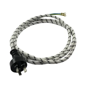 Cable c/ficha plancha tripolar x 2m