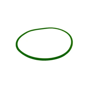 Correa procesadora Braun y Ultracomb verde