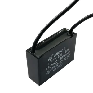 Capacitor 1uF x 450v cuadrado c/cables