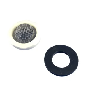 Arandela goma con filtro malla para manguera carga