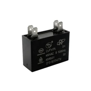 Capacitor 2uf x 450v cuadrado c/terminales ES