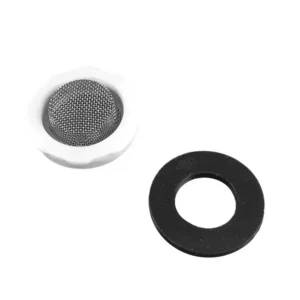 Arandela goma con filtro malla para manguera carga
